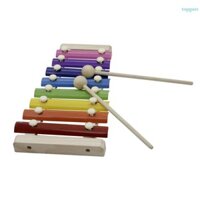 8-note Nhiều Màu Sắc Xylophone Glockenspiel Với Mạch Gỗ Bộ Gõ Nhạc Cụ Đồ Chơi Quà Tặng Cho Trẻ Em Trẻ Em