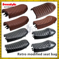 8 Phong Cách Retro Sửa Đổi Ghế Đệm Xe Máy Cafe Racer Vintage Yên Ghế Ôm Túi Dành Cho Xe Yamaha Kawasaki Honda CG125