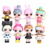 8 pieces/set of doll house figurines, figurines, children's gifts, cake decorations