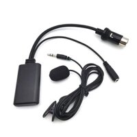 8 Pin Âm Thanh Xe Hơi bluetooth Cáp Không Dây Bộ Chuyển Đổi AUX Có Micro Cho Alpine KCM-123B M-BUS 9501 9803 9823 9825