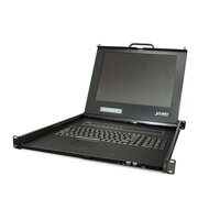 8 Port Free IP KVM Console LCD Display PLANET IKVM-17080