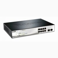 8-Port PoE Gigabit Smart Switch + 2 Slot SFP D-Link DGS-1210-10P