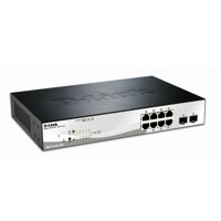 8-Port PoE Gigabit Smart Switch + 2 Slot SFP D-Link DGS-1210-10P