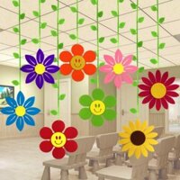 8 rèm hoa trang trí mầm non