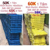 8 Tấm lót sàn nhựa vệ sinh cho chó mèo 40x55cm X 8 TẤM (BAO TRẢ NẾU SÀN KÉM CHẤT LƯỢNG, YẾU, MỎNG)