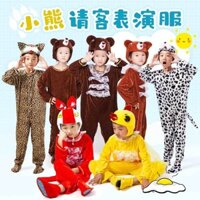 8 / Trẻ Em Điều Trị Gấu Hiệu Suất Trang Phục Gấu Nâu Nhỏ Gấu Đen Động Vật Biểu Diễn Trang Phục Gấu Nhỏ Kéo Răng Người Lớn Khiêu Vũ Quần Áo-ee21 8EDM