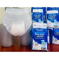 80 miếng bỉm quần phú Đạt-tã quần người già Phú đạt ML-XL(40-100kg)