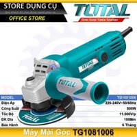 800W Máy Mài Góc 100mm TOTAL TG1081006 | Công tắc đuôi