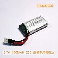802035 Pin RC Lipo bảo vệ cho Quadcopter RC cánh cố định 3.7V 400mAh 25C Syma X5A-1