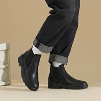 8034 - Giày Chelsea Boot Nam Classic Cao Cổ Da Mềm Cao Cấp,Thời Trang Sang Trọng Thanh Lịch