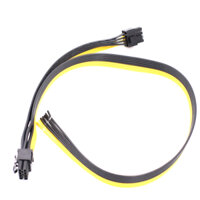 80cm 18AWG Dual PCI-E 8 (6 + 2) card đồ họa PC card Video DIY Power Cable Cord Series Circuit cho PC card đồ họa
