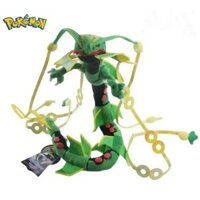 80cm Pokemon Sky Dragon Sang Trọng Đồ Chơi Hoạt Hình Dễ Thương Rayquaza Sang Trọng Búp Bê Nhồi Bông Mềm Kawaii Anime Búp Bê Rồng Quà Tặng Sinh Nhật Cho Bé Trai