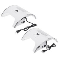 80W 2 in 1 USB Nail Dryer Lamp Fan Automatic Infrared Sensor Timing Nail Polish Curing Light Vacuum Cleaner Manicure Too