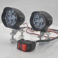 [8.1 vạn người khen ngợi] Đèn xe máy Đèn Led siêu sáng Xe điện 12V24V36 Volt 48V60V72V85V Đèn pha Xe ba bánh chống nước W9ZC