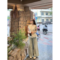 8183 quần jean ống rộng quảng châu mác Cici Studio