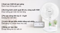 820k- Quạt sạc Sunhouse SHD7115