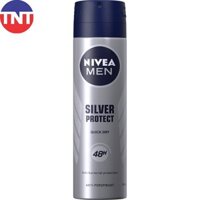 82959-Xịt ngăn mùi NIVEA MEN Silver Protect phân tử bạc kháng khuẩn 150ml