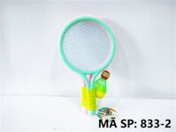 833-2 LƯỚI VỢT CẦU LÔNG 2C + 1C CẦU + 1T BANH Sport Toys 833-1,-2,-3