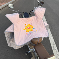 [8382 Đánh giá tích cực] Bạt che nắng mùa hè mỏng chống nước cho xe máy điện và xe đạp, chống mưa, cách nhiệt mùa hè, chống gió M1W4