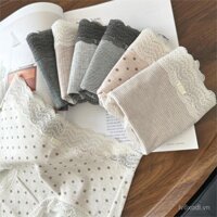 8402 Màu xám mơ nâng cấp 7A kháng khuẩn lớp A, quần lót nữ cotton cao cấp nhẹ nhàng, eo giữa cao, ôm sát thoải mái