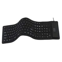 85 109 Phím Silicone Kỹ Thuật Số Im Lặng Có Dây Gấp Không Thấm Nước Mềm Linh Hoạt Usb Azerty Máy Tính Xách Tay