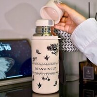 8806 Người Bộ Sưu Tập Gardenia Nắp Đôi Bình Giữ Nhiệt Nam Nữ Dung Tích Lớn Ấm Siêu Tốc Thép Không Gỉ Di Động Ô Tô Ngoài Trời Trà Cốc Nước