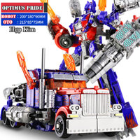 8809 Kim Loại - Robot lắp ráp biến hình từ Siêu nhân thành Ô tô Oto Biến Hình ROBOT -ROBot Biến Hình