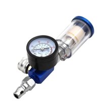 【88Fast delivery】Spray Gun Air Regulator Gauge & In-line Water Trap Filter Tool Spray Gun