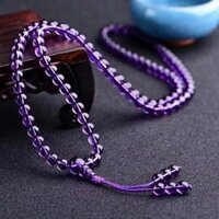 8a Thạch Anh Tím Đa Vòng Tay 108 Hạt Nam Nữ Vòng Tròn Đơn Vòng Tay Vòng Cổ Đảm Bảo Nguyên Chất Tự Nhiên Tím20250310