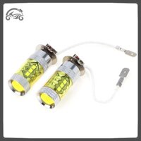 [8c11] 2 Đèn LED Sương Mù 12-24V H3 80W 16 Đèn LED Ô Tô SMD Màu Vàng Công Suất Cao [8C]