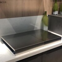[8c15] Nồi cơm điện bằng thép không gỉ Khung bếp điện từ Giá đựng đồ nhà bếp Tấm ốp bảo vệ bếp Gas [8C]