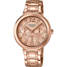 Đồng hồ nữ Casio She-3048PG - dây kim loại
