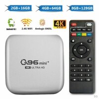 8gb + 128GB + 4K H. Đầu Box 265 S905L Amlogic mini TV Android 10.1 KèM Phụ KiệN