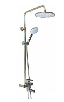 Sen tắm đứng đồng mạ crom tròn SC M29