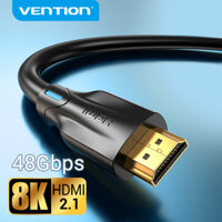 【8K HDMI】Vention cáp HDMI 2.1 Laptop to TV 8K HDMI to HDMI Cable 4K 120Hz 3D Ultra HD High Speed 48Gbps HDMI 2.1 Cable for Monitor PC PS4 Project  Switch Audio Video Sync 8K HDMI 2.1
