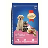 8KG(20 gói) Thức ăn Smartheart Puppy vị thịt bò và sữa