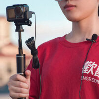 8m Lavalier Microphone for SLR Camera/Recorder/Mobile Phone/DJI Osmo Action Sports Camera