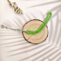 8mm 33 thủy tinh Hồi giáo chuỗi Mân Côi hàng ngày phụng vụ vòng đeo tay TASBIH