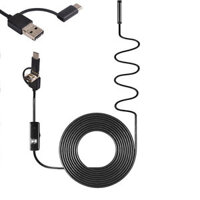 8mm HD Endoscope Camera Micro 8 LED IP67 Waterproof Endoscope for Cars Industrial Smartphone Mini USB-C Camera Endoscope