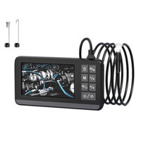 8mm Single & Dual Lens Industrial Endoscope Camera 1080P HD 4.3 " LCD Digital Inspection Camera WIth Hard Wire for Car E