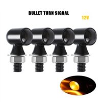 8mm Xe Máy Mini led Tín Hiệu Đèn Đạn moto nhấp nháy Ánh Sáng clignotant moto led 12V Phù Hợp Cho Kawasaki Suzuki Yamaha