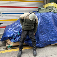 8MWG Special Offer！grailz Niche High Street Multi-Pocket Laminated Zipper Tactical Bombshell Functional Cargo Pants for Men Trendy