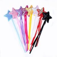 8pc Ngôi Sao Bướm Cổ Tích Cây Đũa Phép Magic Stick Cô Gái Trang Phục Đạo Cụ Đảng