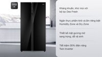 8tch Tủ Lạnh Aqua Side By Side Inverter AQR-IG696FS(GB) 628 Lít