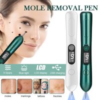 9 cấp độ Laser Plasma Pen LCD Máy loại bỏ nốt ruồi Thẻ da Làm sạch vết thâm tàn nhang Mụn cóc Vết thâm Tẩy da