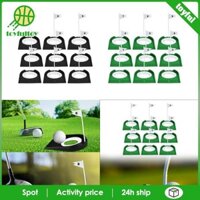 9 Chiếc Golf Đưa Cốc Trong Nhà Di Động Xe Lửa Viện Trợ W / Cờ Sân Lỗ Ngoài Trời