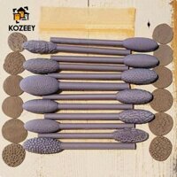 9 Chiếc Gốm Đất Sét Kết Cấu Dụng Cụ Nhựa Tác Phẩm Nghệ Thuật Nhẹ Thủ Công Người Mới Bắt Đầu Thực Tế Chuyên Nghiệp Kết Cấu Đặc Biệt Hiệu Ứng Gậy