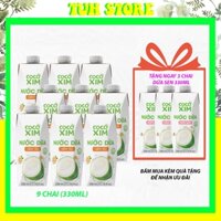 9 Hộp 330ml Nước Dừa Xiêm Tắc CoCoxim Đóng Hộp-TUH