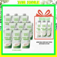 9 Hộp Nước Dừa Dứa Non CoCoxim Đóng Hộp 330ML-TUH