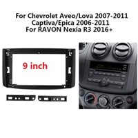 9 Inch Android GPS Stereo Player 2DIN Đầu Đơn Vị Phát Thanh Ô Tô Fascias Dash Khung Bảng Dành Cho Xe Chevrolet Lova Captiva Gentra Aveo Epica 2006